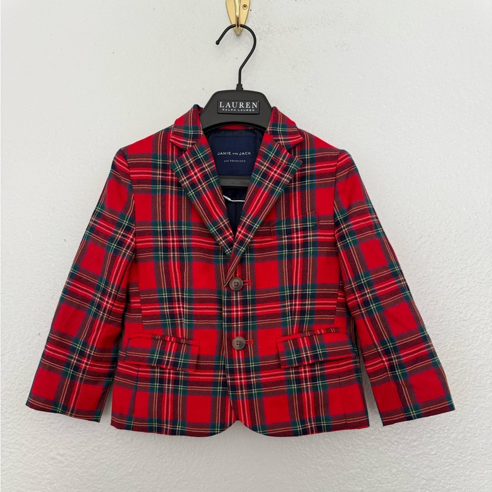 Janie and Jack Toddler Christmas Holiday Blazer Size: 3